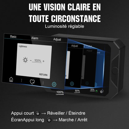 Moniteur de batterie à écran tactile 300A 3.5" avec capteur Hall pour batteries AGM et lithium (LiFePO4) - eco-worthy-fr