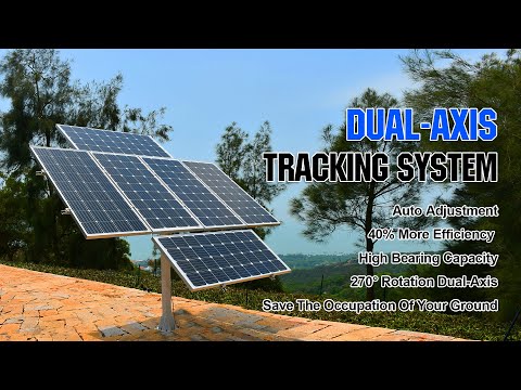 Système de support de suivi à deux axes