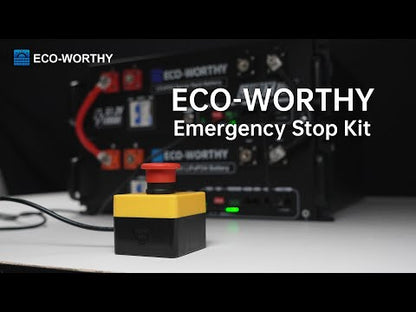 Eco-Worthy Interrupteur d'arrêt rapide pour batterie | Kit d'arrêt d'urgence | RSD