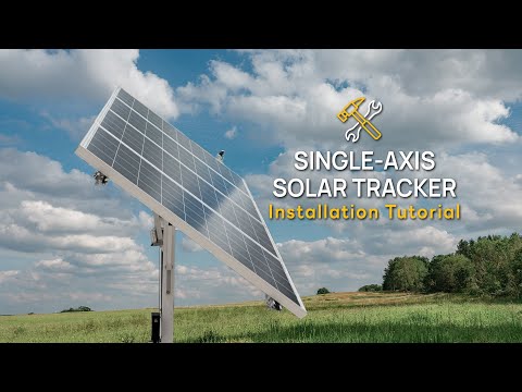 Système de suivi solaire à axe unique