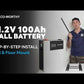Eco-Worthy Batterie murale lithium 48V 100Ah LiFePO4 – Charge basse température -20°C