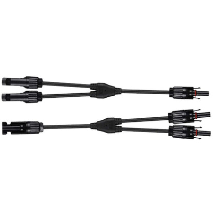 12AWG 1 paire de connecteurs de dérivation parallèles solaires MC4 Y Paire MFF et FMM - eco-worthy-fr