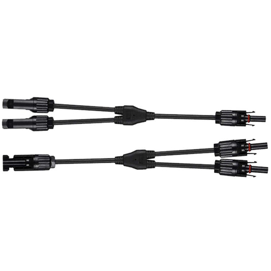 12AWG 1 paire de connecteurs de dérivation parallèles solaires MC4 Y Paire MFF et FMM - eco-worthy-fr