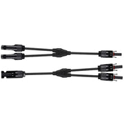 12AWG 1 paire de connecteurs de dérivation parallèles solaires MC4 Y Paire MFF et FMM