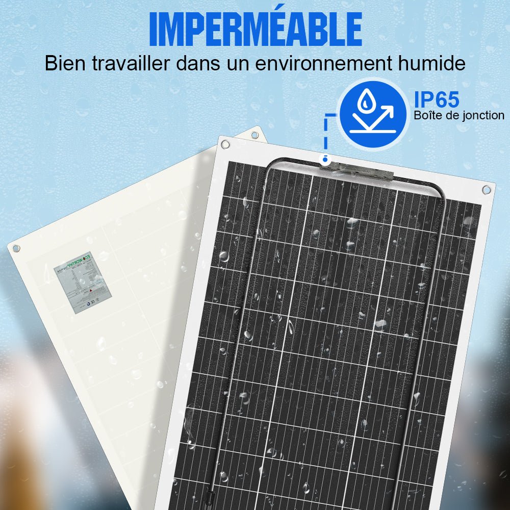 Eco-Worthy 130W 12V panneau solaire mono flexible - eco-worthy-fr