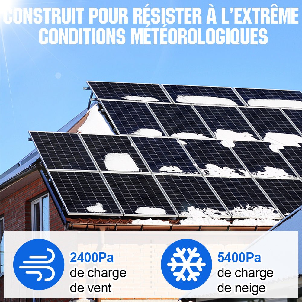 Eco-Worthy panneau solaire monocristallin 170W 12V - eco-worthy-fr