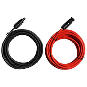 Fils de câbles d'extension solaires 12AWG 16.4FT avec connecteurs MC4 femelles et mâles
