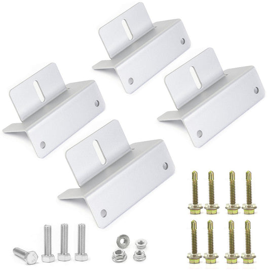 Supports de montage de panneau solaire de style Z avec écrous et boulons - eco-worthy-fr